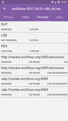 jTorrent android App screenshot 12