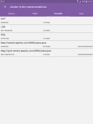 jTorrent android App screenshot 2