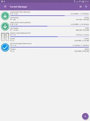 jTorrent android App screenshot 7